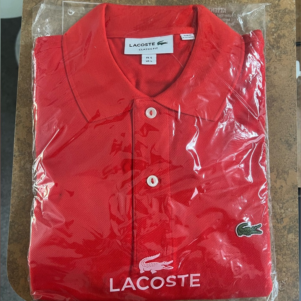 Lacoste classic fit short sleeve polo shirt